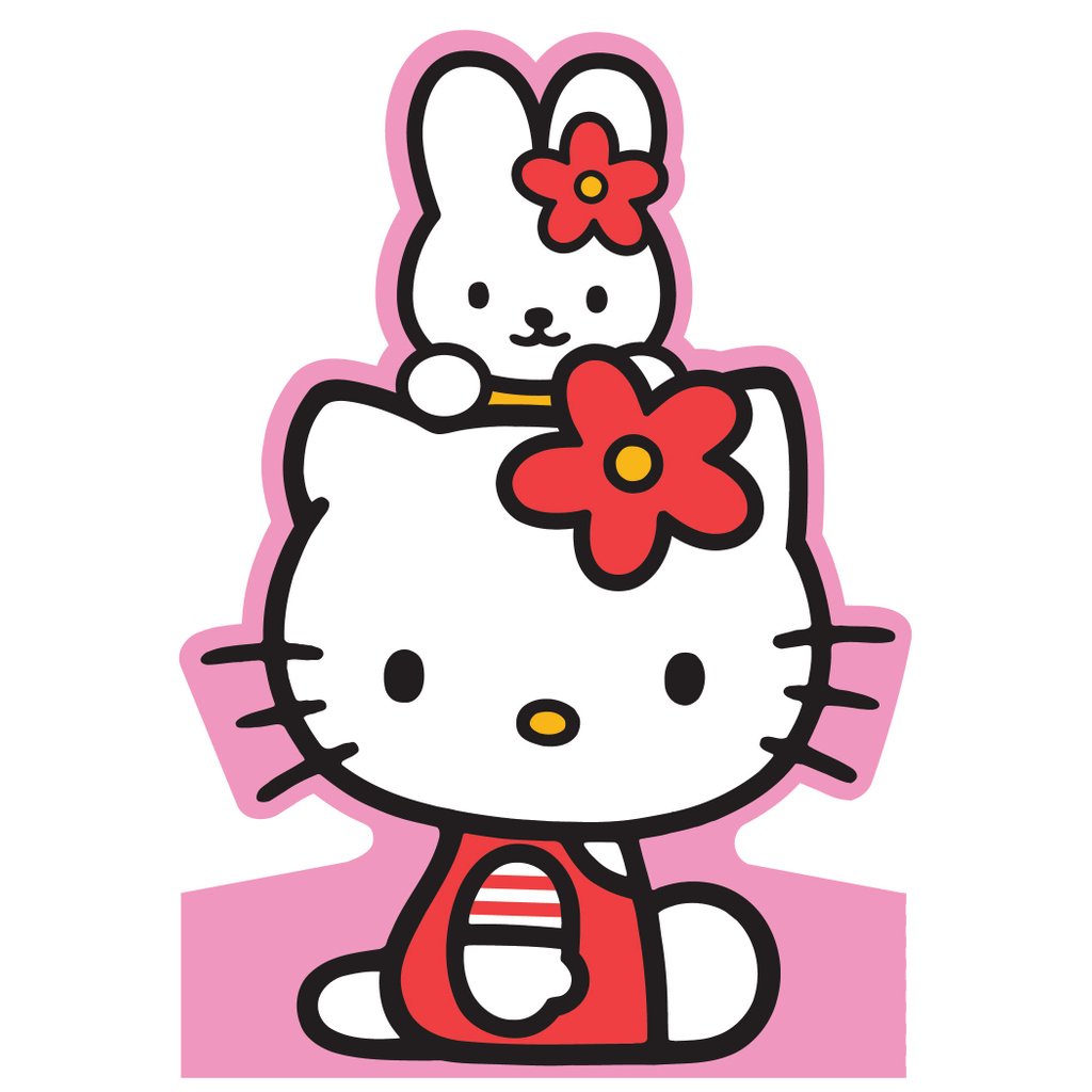 Dizzy Pink on Twitter Hello  Kitty  Cutout Card Kitty  