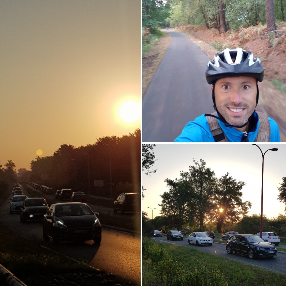 Semaine de la mobilité : bouchons ou vélo, moi j ai choisi 15 km de liberté ce matin avec un beau lever de soleil !!! à qui le tour <a href="/VCrouzier/">Véronique CROUZIER-BE🅰️RD</a> <a href="/ragotvi/">Vincent R🅰️got</a> <a href="/StephanieNadaud/">Stéph🅰️nie N🅰️d🅰️ud</a> poke @lolo_ollivier