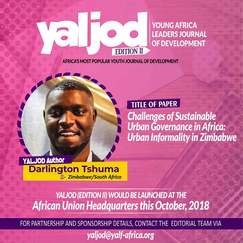 Taking policy where it matters the most. Growing urban informality is a huge concern to many govs in the global South. But, how do we integrate urban informality within the broader #SDGs framework to create inclusive and resilient cities? Get a copy of #YALJOD 2018 and find out.