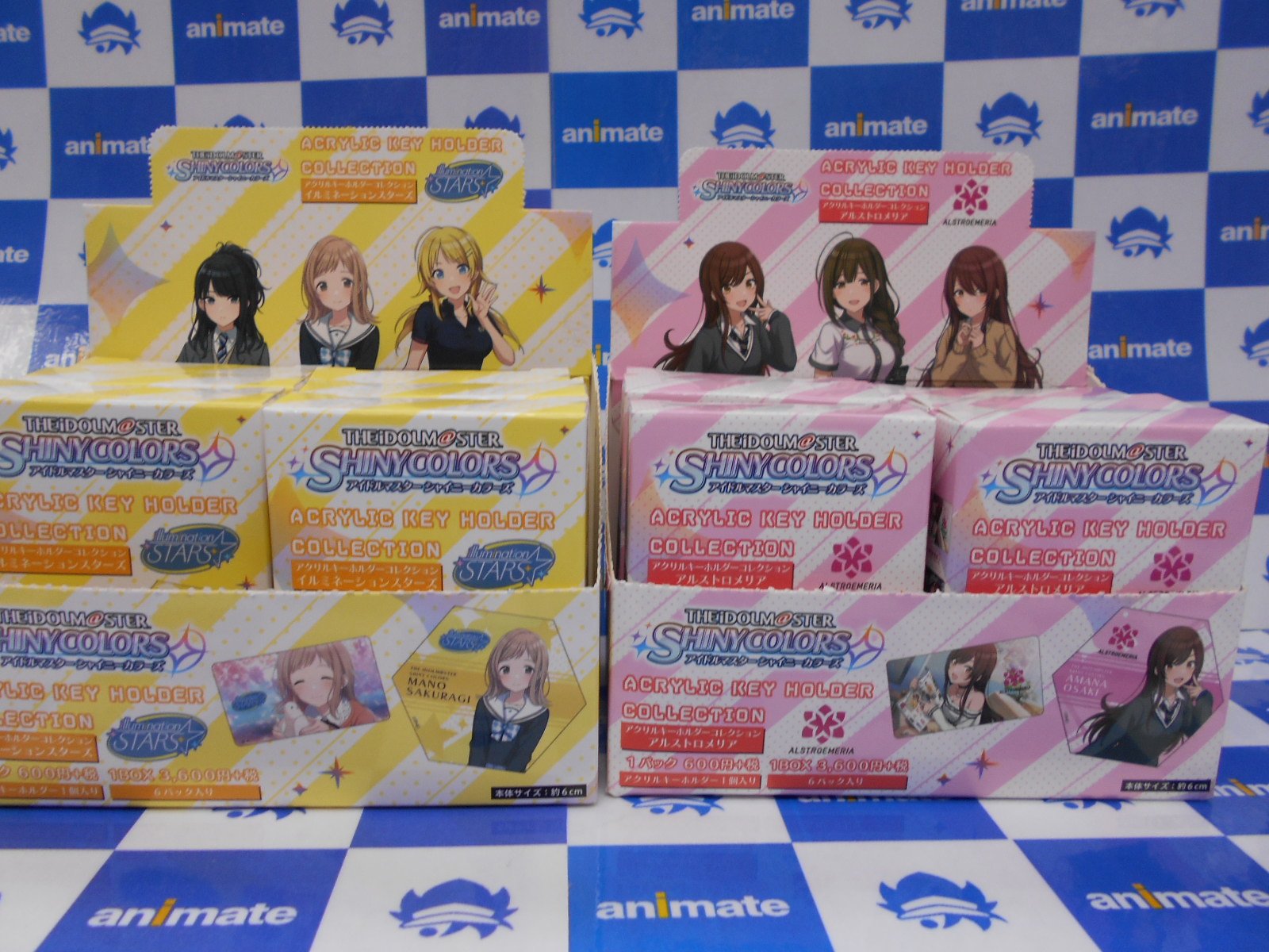 アニメイト八王子 グッズ入荷情報 アイドルマスターシャイニーカラーズ より アクリルキーホルダーコレクション イルミネーションスターズ 全6種 アルストロメリア 全6種 が入荷したおう シャニマス