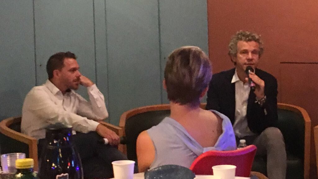 MarieLeclercB's tweet image. Au @CommitLab, @babgi : « On constate la croissance de la grande pauvreté en France et la révolution numérique risque d’accroître ces inégalités. Il faut repenser la machine + une société civile forte à côté de l’Etat pour porter cela ! » #inclusivityhacking #techforgood #ESS