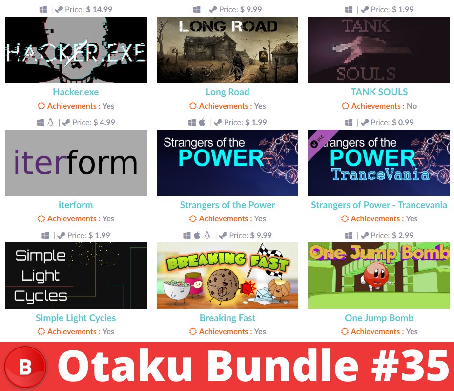 [Share &amp; Support Please] OtakuBundle #Bundle #35 is Here for $1.49 bundles.otakubundle.com #steam #game #indiegame #indiedev #deal
