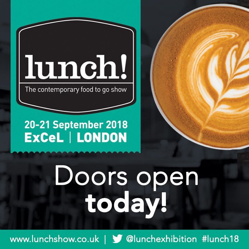 Hope all attending enjoy the show today enjoy 😊 <a href="/lunchexhibition/">lunch! 2024 - 18 & 19 Sept 2024</a> #Food #packaging