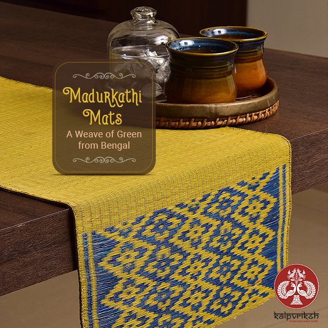 Kalpvriksh on Twitter: "#Madurkathi #Mats have been part of the  #BengaliCulture, since ages. Absolutely bio-degradable and eco-friendly  these floor mats will soothingly enhance the essence of green in your daily  lifestyle. These