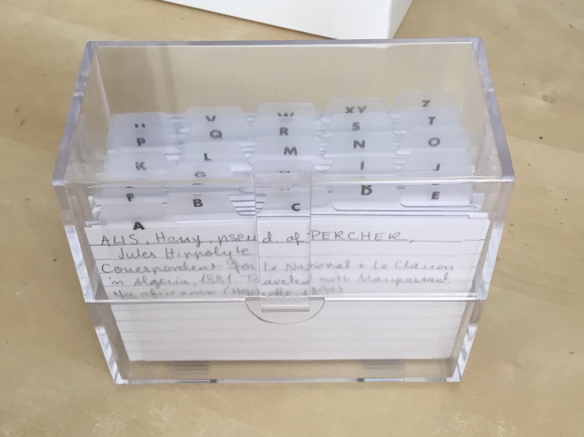 Theseus plein Downtown Maureen DeNino on Twitter: "@genieyoo818 Though, honestly, nothing wrong  with flashcards, either! Here's my dinky HEMA card index that I use to keep  track of writers, journalists, and their pseudonyms:  https://t.co/kD30jE8eCn" /