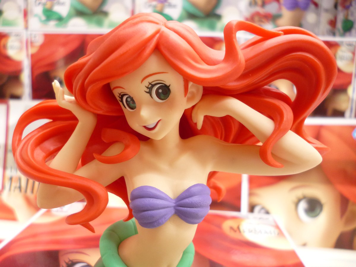 Tac Koriyama Pa Twitter クレーンゲーム Disney Characters Crystalux Ariel 入荷致しました 透き通った瞳とまるで海の中を漂っているように靡く髪の毛がとっても綺麗です 表情もアリエルらしい活発な笑み 是非getしちゃいましょう アリエル