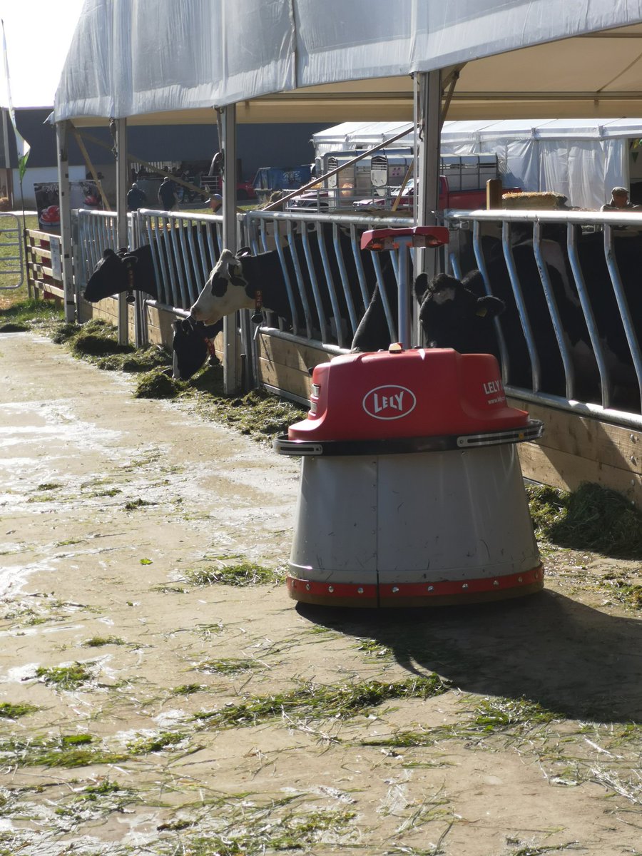 michaeldowney6's tweet photo. Call into the Lely stand at the ploughing over the next few days and see the new Lely Juno feed pusher and avail of a ploughing special offer for delivery and installation for the coming winter. #laboursaver #costsaver https://t.co/2nYrFrmLUf