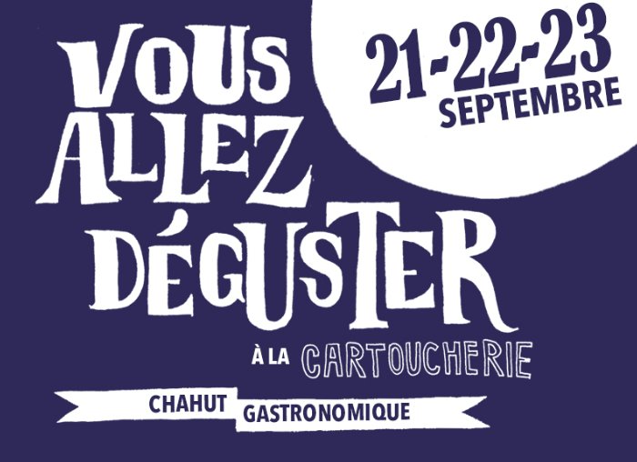 Prêts pour un week-end de Chahut et de Gastronomie ? 
Ca commende demain à la <a href="/CARTOUCHERIE_/">Les Halles de la Cartoucherie</a> ! 
halles-cartoucherie.fr