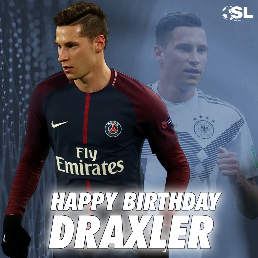 Julian Draxler is celebrating his 25th birthday today! Join us in wishing him a Happy Birthday! 