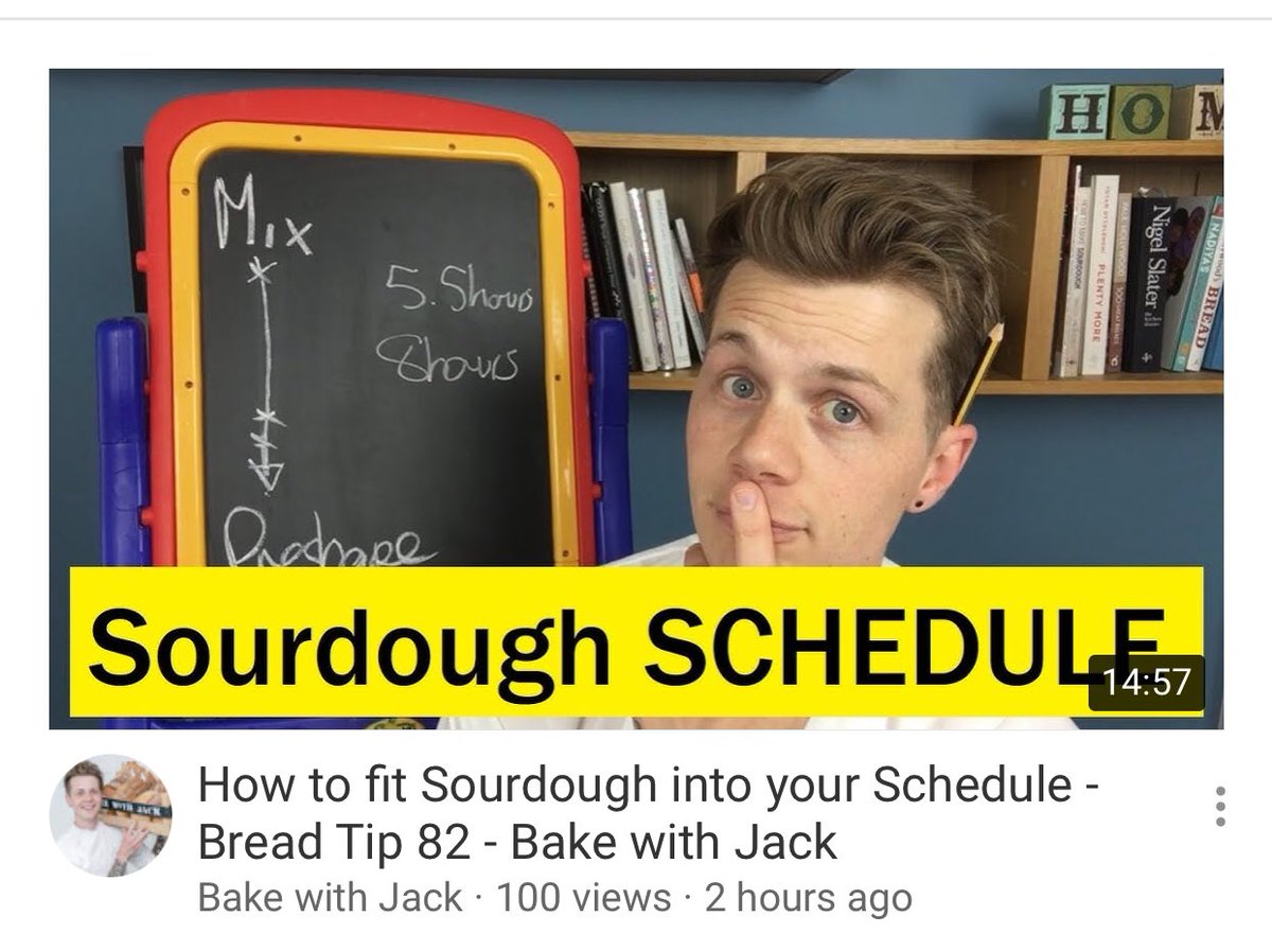 BakeWithJack's tweet image. #sourdough bread is LONG but you know what? It works to our advantage. This weeks #breadtip is all about how to tweak the process to fit your schedule ☺️👌🏻 youtu.be/pSHOD4d8Ebo #realbread