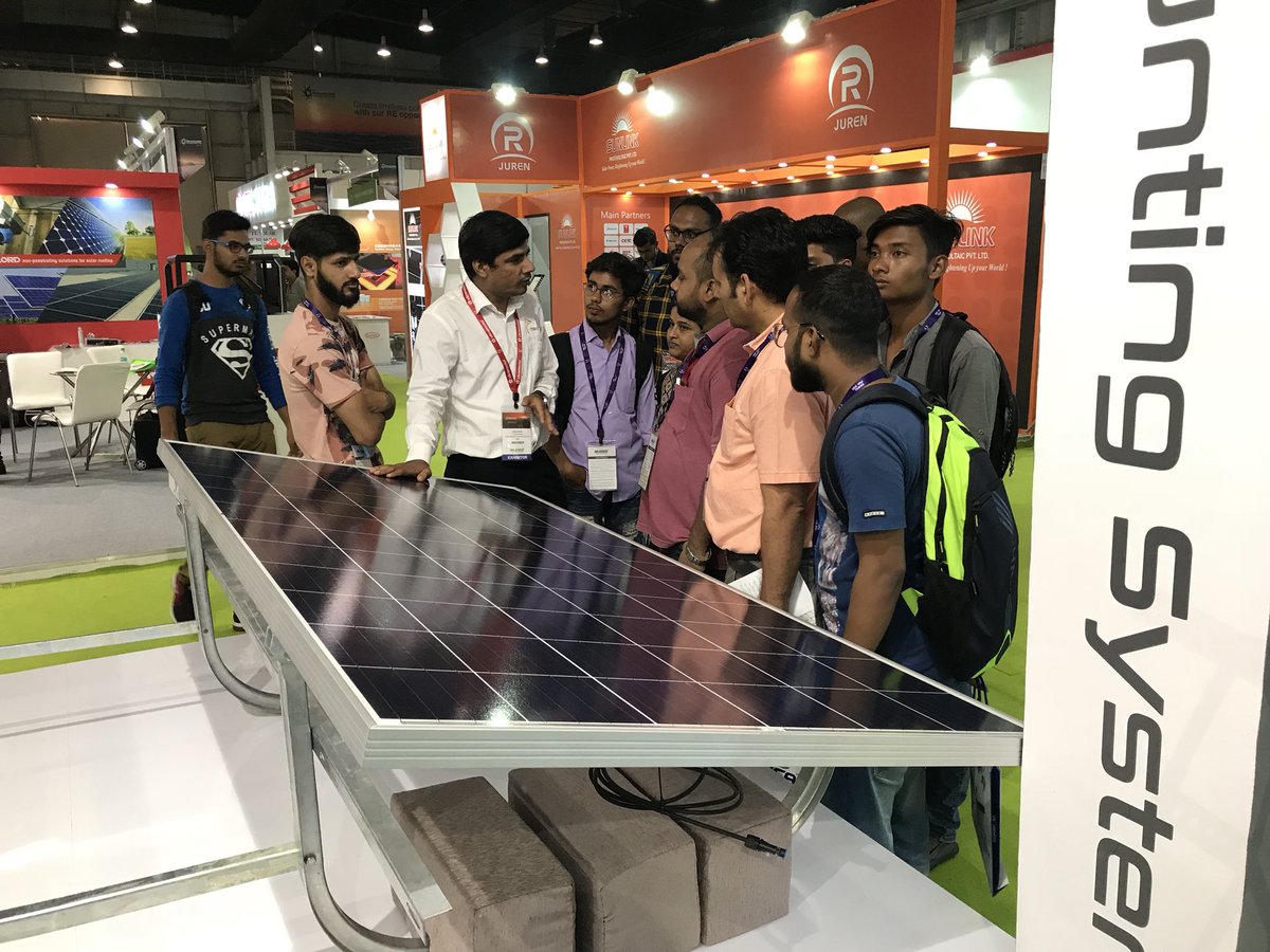 strolar's tweet photo. Sharda University is here, where are you? 
REI Expo, Stall No 11.162 #rei #expo #reiexpo2018 #reiexpo #strolar #mountingstructure https://t.co/7QtBPWLbOb