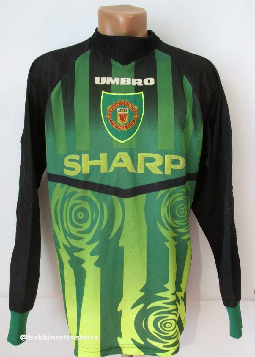 Babkin Retro Shirts On Twitter 1997 98 Manutd Goalkeeper Footballshirt By Umbrouk Https T Co H8vogblkuq Manchesterunited Manutd Manunited Mufc Mufcfans Vintage Sharp Vintagestyle 90s Retro Umbro Premierleague Goalkeeper Cfs Jersey