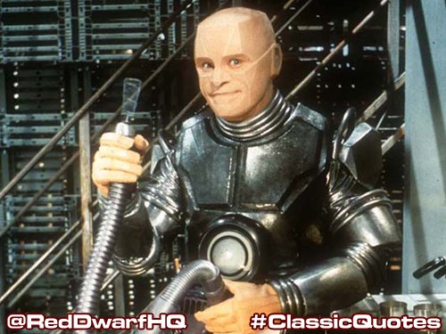 RedDwarfHQ's tweet image. &quot;Sometimes you just have to say: the laws of time and space… who gives a smeg?&quot; (Tikka to Ride) #RedDwarf #ClassicQuotes reddwarf.co.uk/episodes/tikka…