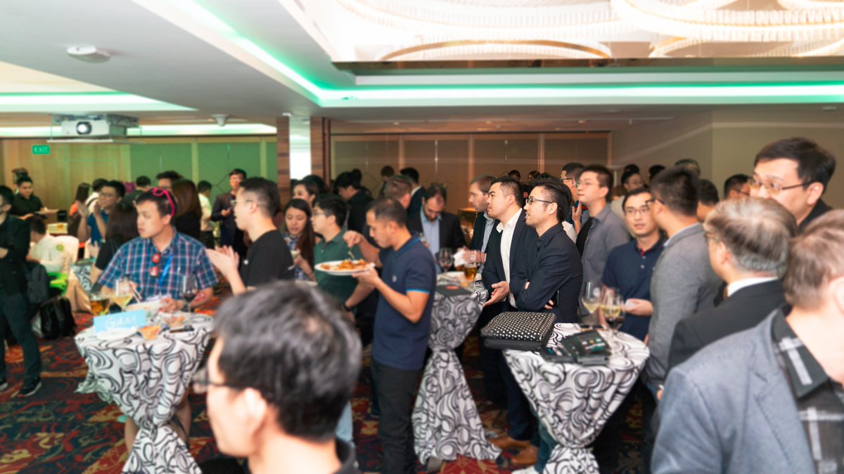 GELGreenElement's tweet photo. GEL Chain in Singapore | In the evening of 19th Sep, Dr.Lin and Mr.Michael Liu, attended Blockchain Cocktail Party in Singapore, which is an indicator of GEL Chain road show kicking off. Thanks to Consensus Lab for inviting Neng Lian Tech to show the world of Green Element. https://t.co/pe5MVLwvdQ