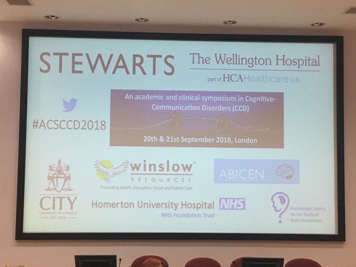 Rachel Moir is attending the 2-day Cog Comm Symposium in London  #ACSCCD2018
