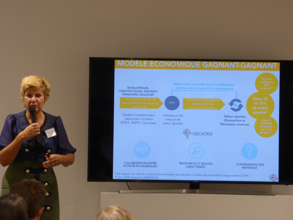 myUpcyclea's tweet photo. Merci à tous les intervenants du #BuildPositive. @WMfranceprof @C2Ccertified @circolab_eu @nexity @LinaGhotmeh @MEL_Lille @Maarten @epea_france
L'avenir du C2C dans le bâtiment apparait très prometteur, avec tant d'acteurs impliqués ! https://t.co/vaBRVjWQC6