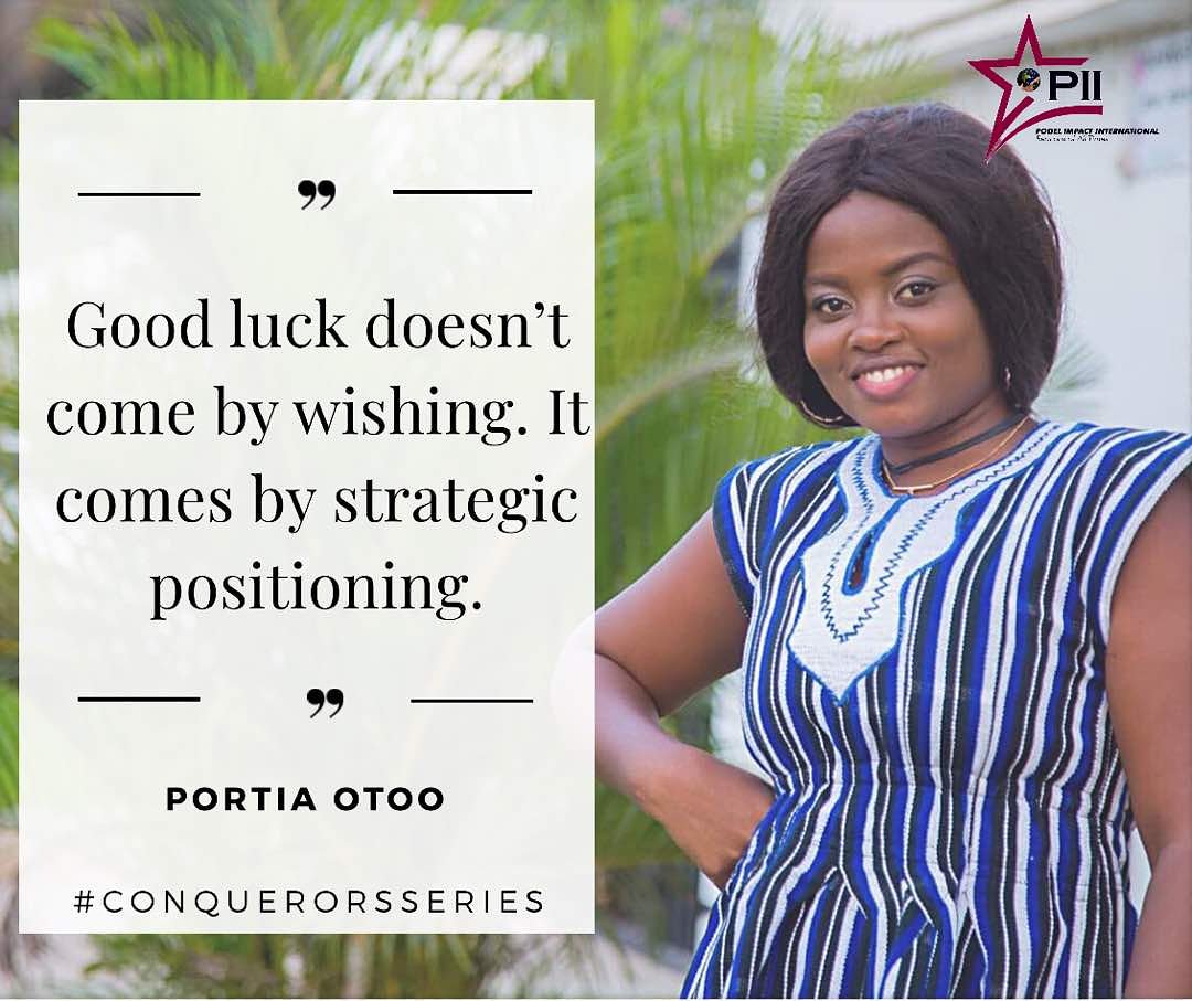 otoo_portia's tweet photo. If you are never prepared, opportunity means nothing to you but to a prepared person, opportunity means luck π
#ThrowbackThursday
#Conquerersseries
#StrategicPositioning
#Goodluck
#PodelImpactInternational
#SocialTransformationProject https://t.co/xpPubCCR5v