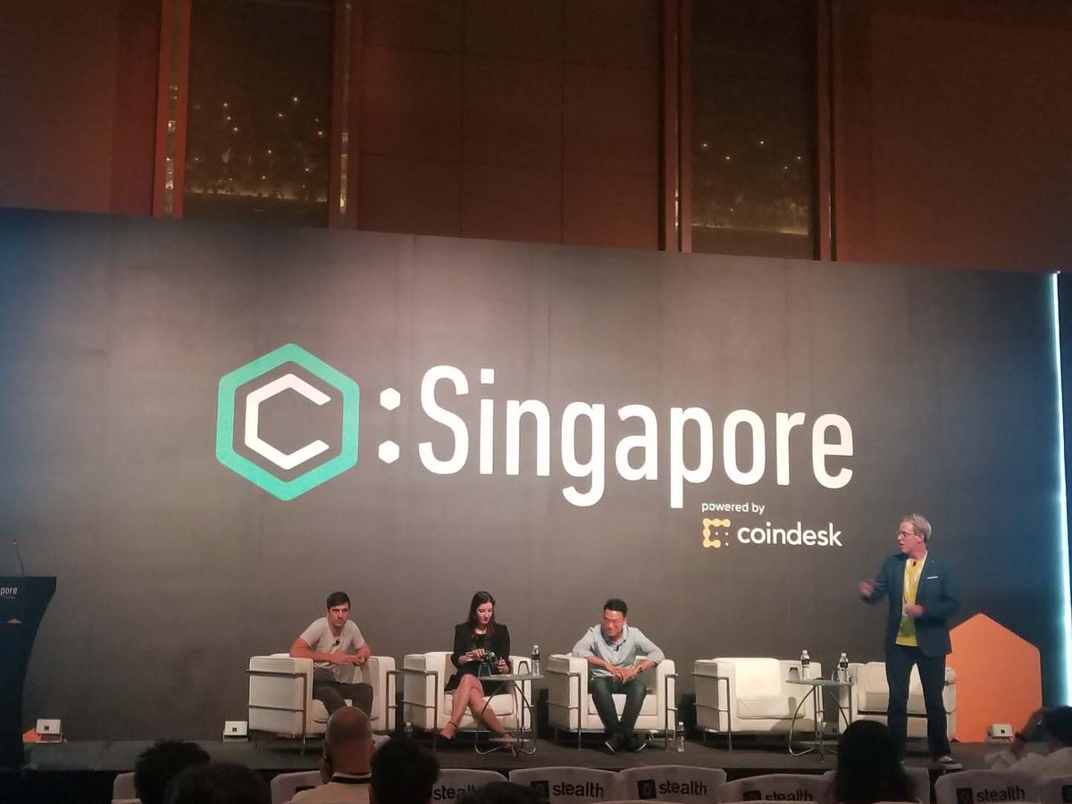 BitmagaUSA's tweet photo. #ConsensusSingapore  Consensus Singapore 2018 is coming to end,  the guest speech is still wonderful. https://t.co/tcyIRmpGRm