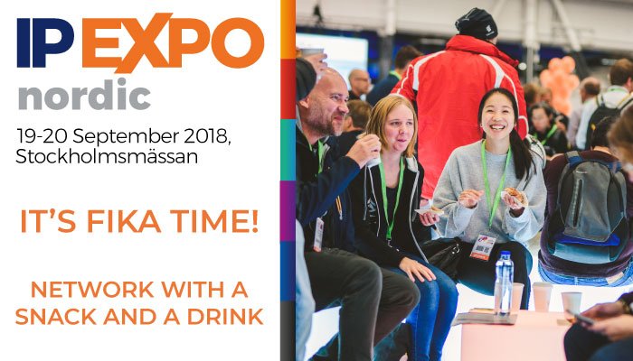 It's time for FIKA! Sessions will restart at 11:00. Grab a snack and some tea/coffee and meet your peers and exhibitors.