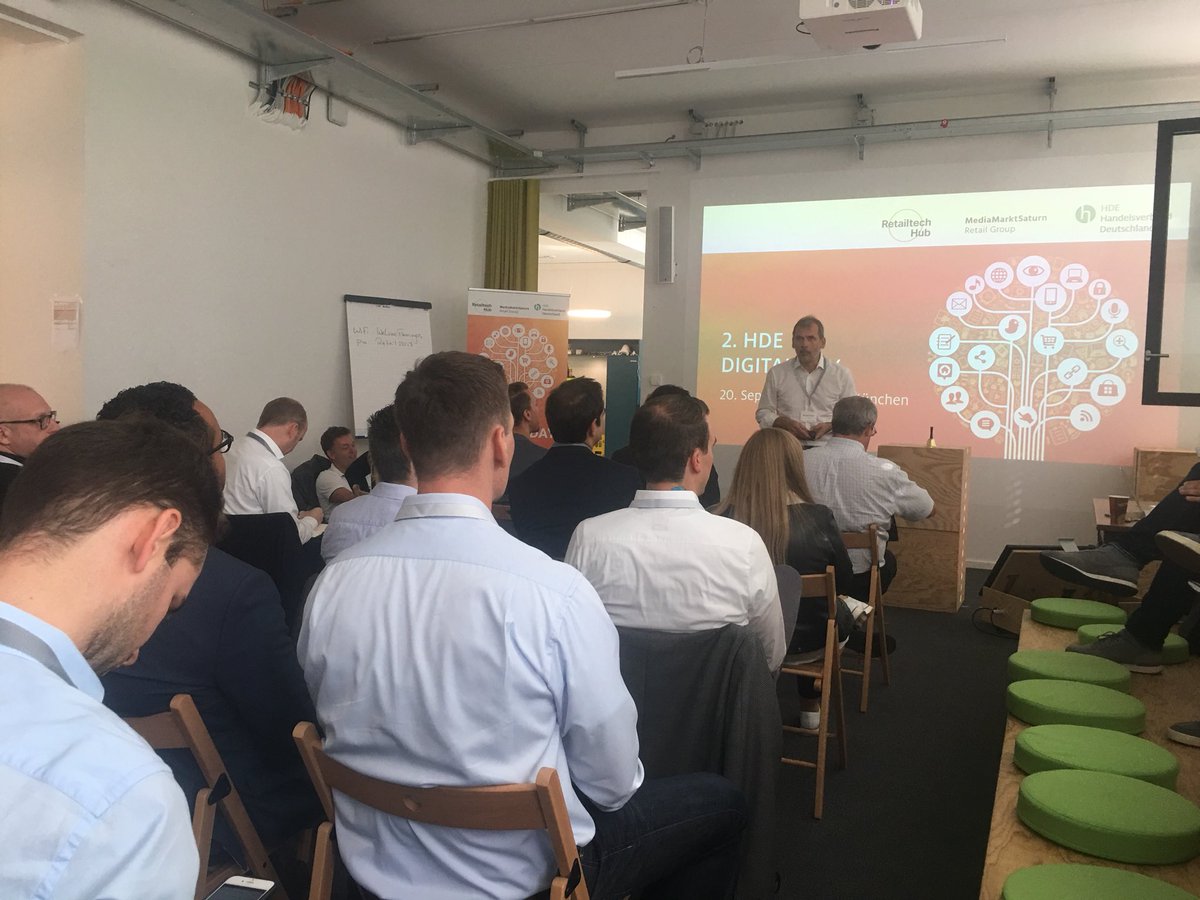 Auf geht’s beim 2. #Digitalday des <a href="/handelsverband/">Handelsverband HDE</a>! Wir freuen uns auf intensive Diskussionen über Trends und Herausforderungen im #Handel40!