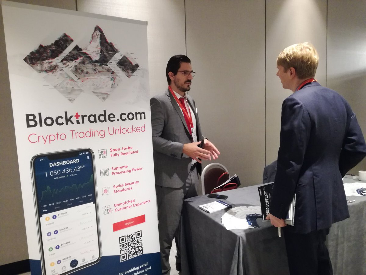Blocktradecom's tweet image. Today, we are at #GI2, transforming #capitalmarkets through #technology. Catch @LukaGubo at the booth!