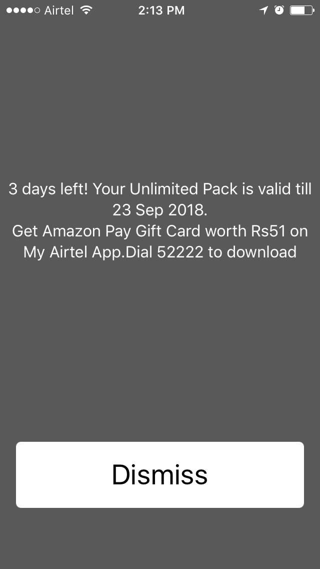 BoyapatiKumar's tweet photo. #airtel #cheatcustomer
Why do I get plan expired message even though not expired. https://t.co/V8K5bBwB8w