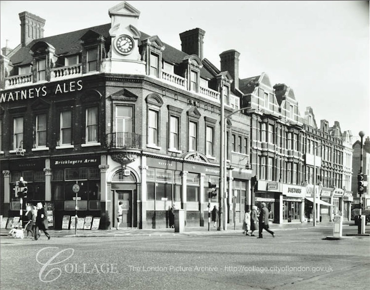 The Bricklayers Arms Pub, Old Kent Road. 1880 - 1966 @TowerBridgeRd @towertandoori