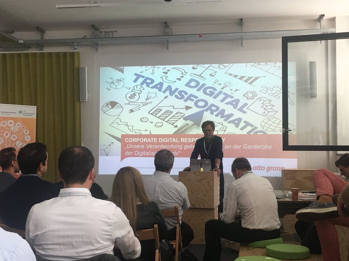 Corporate Digital Responsibility als Must-Have im Handel? Eine spannende Frage im Zentrum des #digitalday des <a href="/handelsverband/">Handelsverband HDE</a> Und des @RetailtechHub von <a href="/MediaSaturn_PR/">MediaMarktSaturn PR</a>! Wir freuen uns auf Ideen der <a href="/OttoGroup_Com/">Otto Group</a>!