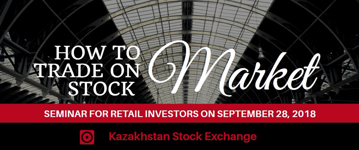 FEASEuroAsian's tweet photo. #KASENews: Kazakhstan Stock Exchange to Hold Seminar "How to Trade on Stock Market" for Retail Investors on September 28, 2018.
More:
https://t.co/KGtBOYSrBh
#FEAS #FEASNews #KASE #FEASMembers https://t.co/Xna0pg7dvx