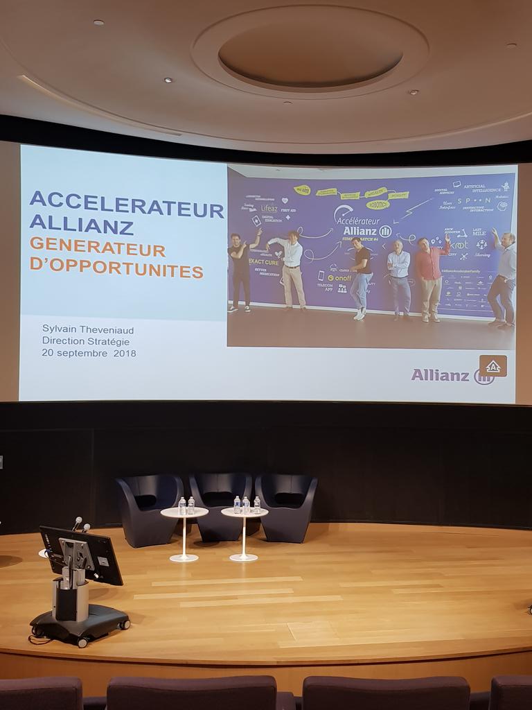 MaliaMetella's tweet photo. 5 Startups dans le domaine de la robotique, des plateformes, de l'intelligence artificielle, de l économie du partage et de la santé ont été sélectionnées pour rejoindre l'accélérateur @allianzfrance à #Nice #Exacture #Knot #Lifeaz #OnOff et #Spoon cc @taigkhris https://t.co/h3x1qOiRfR