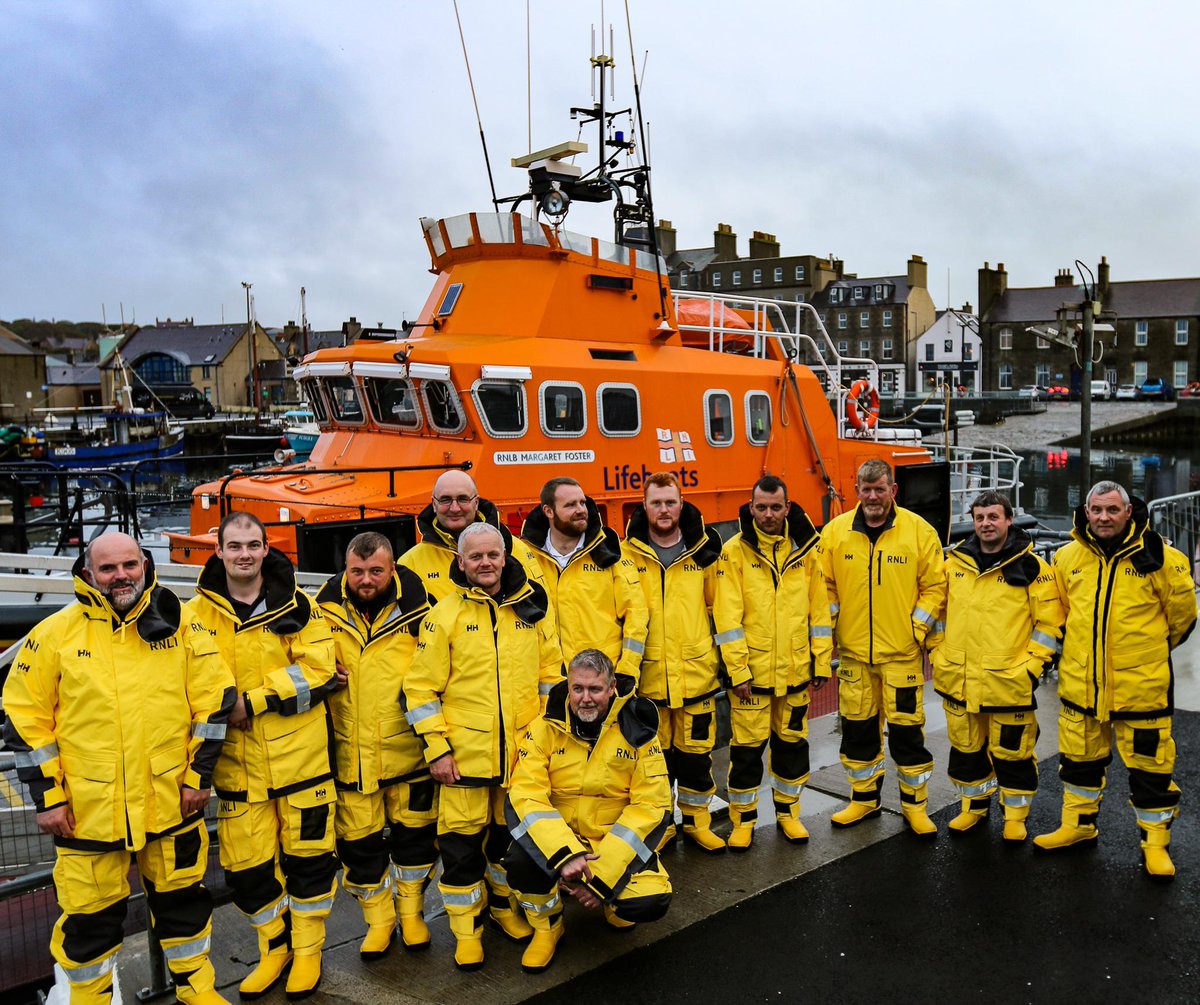 The first all-weather lifeboat station in the RNLI have received their new @HellyHansen kit. @KirkwallRNLI is one of three lifeboat station situated on the isle of Orkney and took charge of their lifesaving kit earlier this week; rnli.info/LH64ew
