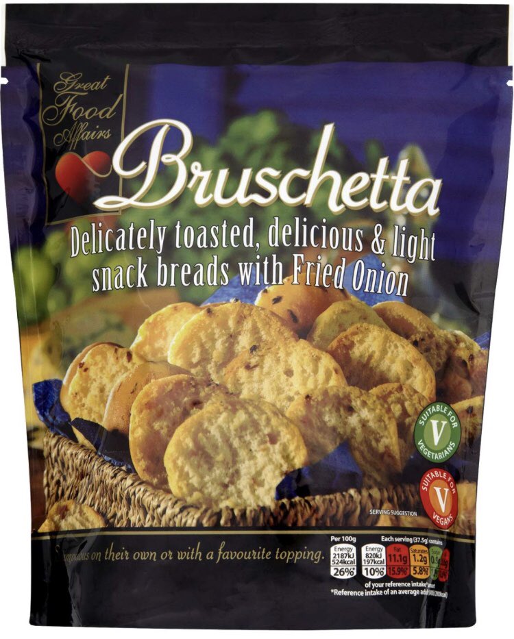 apetitofb's tweet photo. Great Food Affair’s Bruschetta with fried onion is your regular retro cocktail-party snack turned into a stylishly enticing one! 🤤
.
.
Buy the product here: https://t.co/sXwVPU41t0 https://t.co/FjlyISi50u
