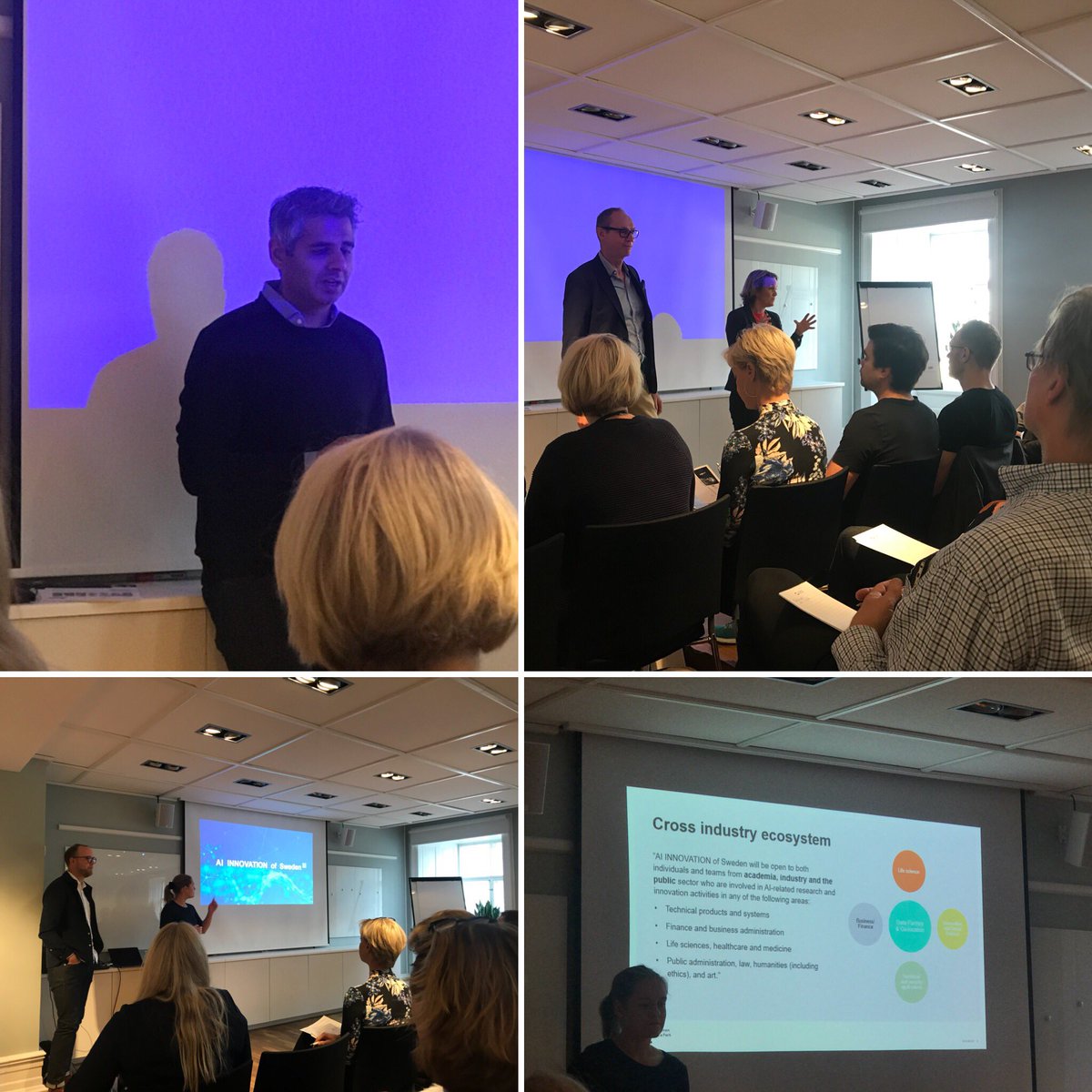 MalinSwMedtech's tweet photo. Med @MedTechWest i vackra Chalmerska huset för en matchmaking mellan #swemedtech, #ai #ArtificailIntelligence och vård. Inspiring by @jkothari @Google about radical technology that addresses wicked problems. Också spännande är @Lindholmen #ai satsning! https://t.co/Fr41hcoppg