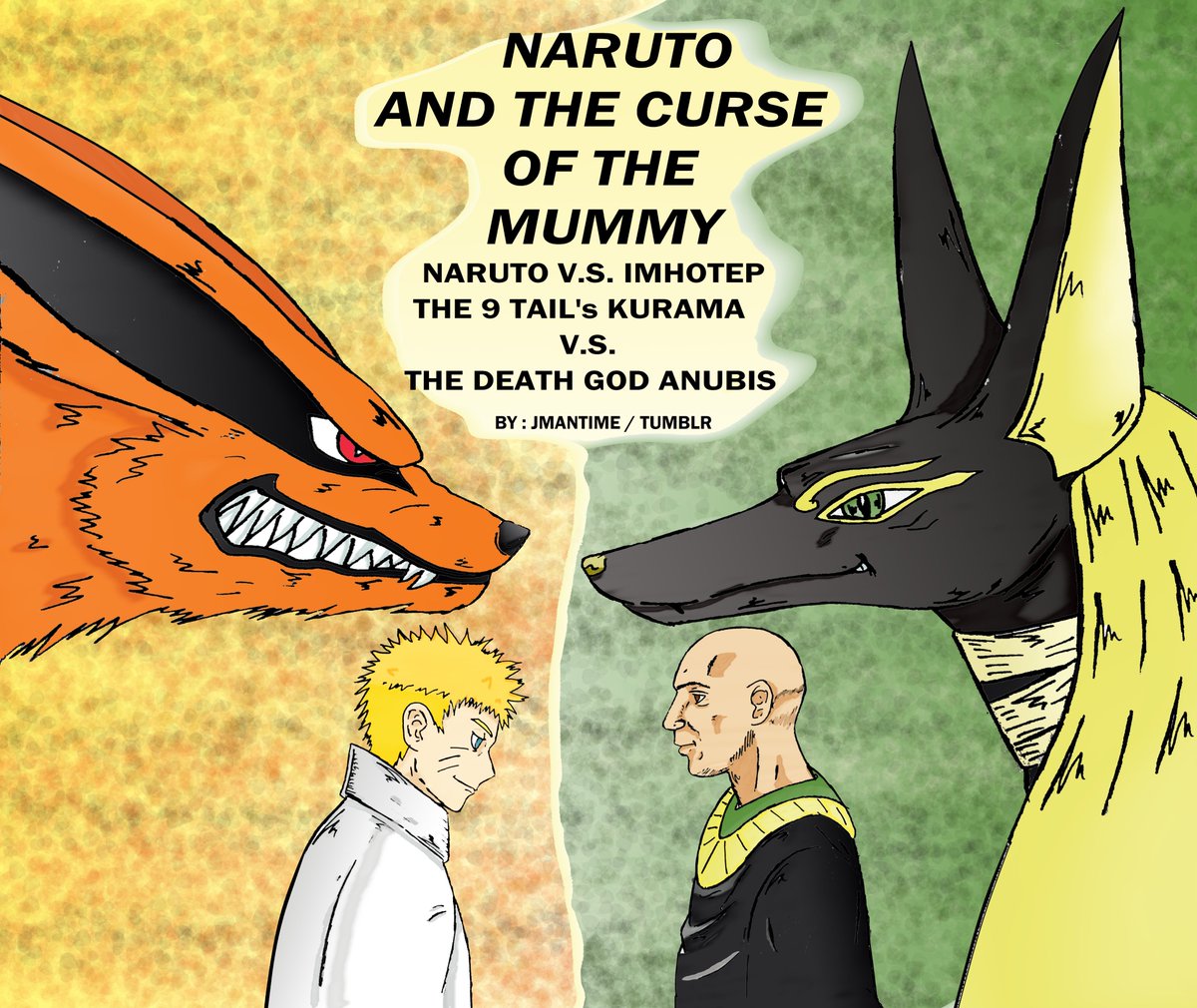 Jmantime Strange Crossover Comic Concept Naruto And Curse Of The Mummy Naruto Vs Imhotep Back In 15 I Came Up With A Story About The Hidden