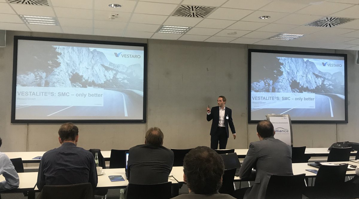 Jan Bochinger of Vestaro, our final challenge winner, presents their VESTALITE products; currently developed for the next generation of automotive composites applications.