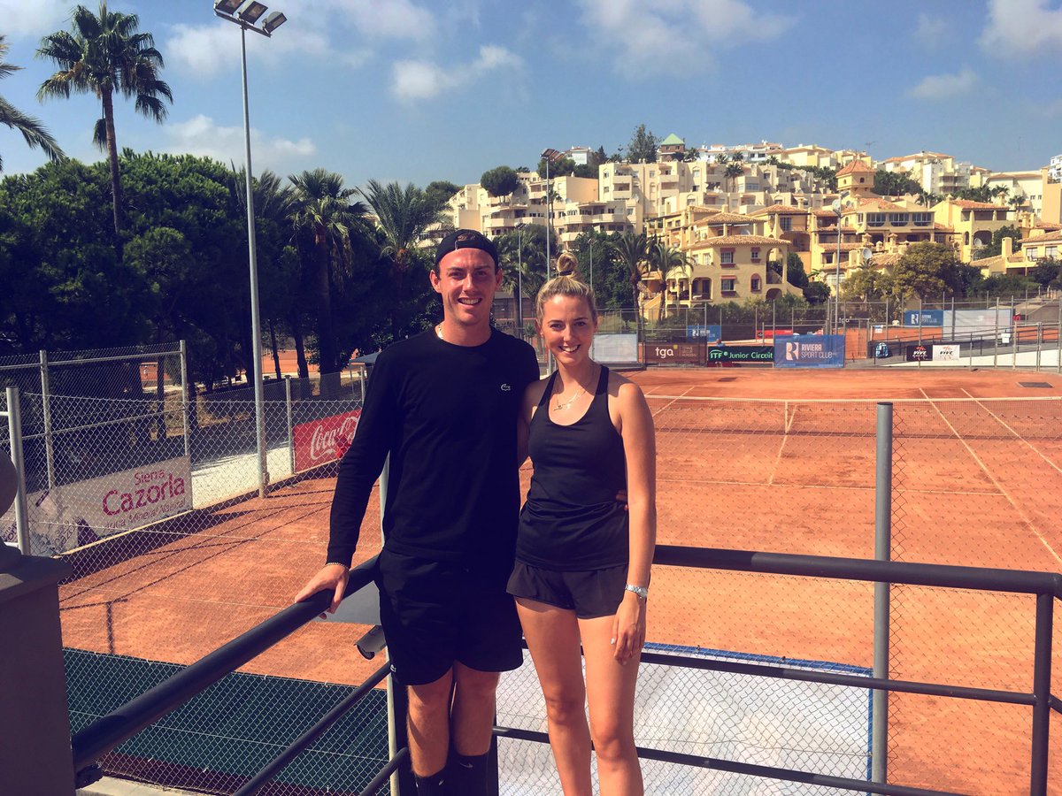 Great afternoon watching Marbella Bowl Grade 5 ITF Event in Spain yesterday! It was interesting to see the standard and another good experience 👍👏💪🎾 #portertennis #tennis