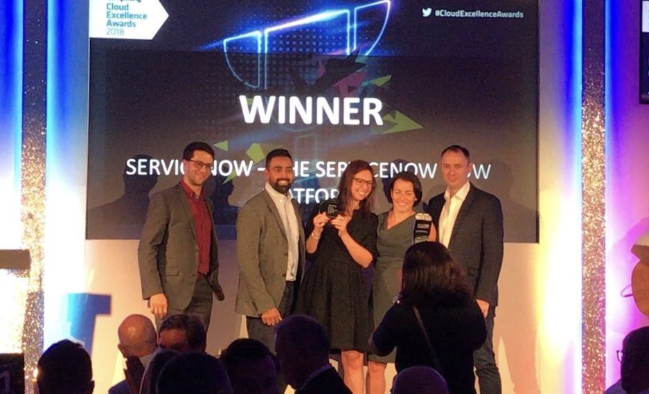 So last night this happened...
We are so pleased to be recognised as the Most Innovative Cloud Vendor of the Year at the #CloudExcellenceAwards tonight with @virgintrains #awardwin @Computing_News @up3uk