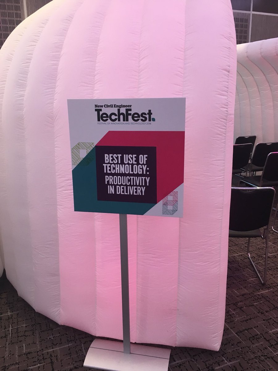 DataScopeSystem's tweet photo. DataScope scooped not one, but two awards at yesterday's @NCETechFest, as Technology Provider of the Year, and for our innovative digital construction planning and DABs tool, DataTouch. #digitalconstruction #DigitalTransformation #TechnologyProvideroftheyear https://t.co/l2uyTB9AfL