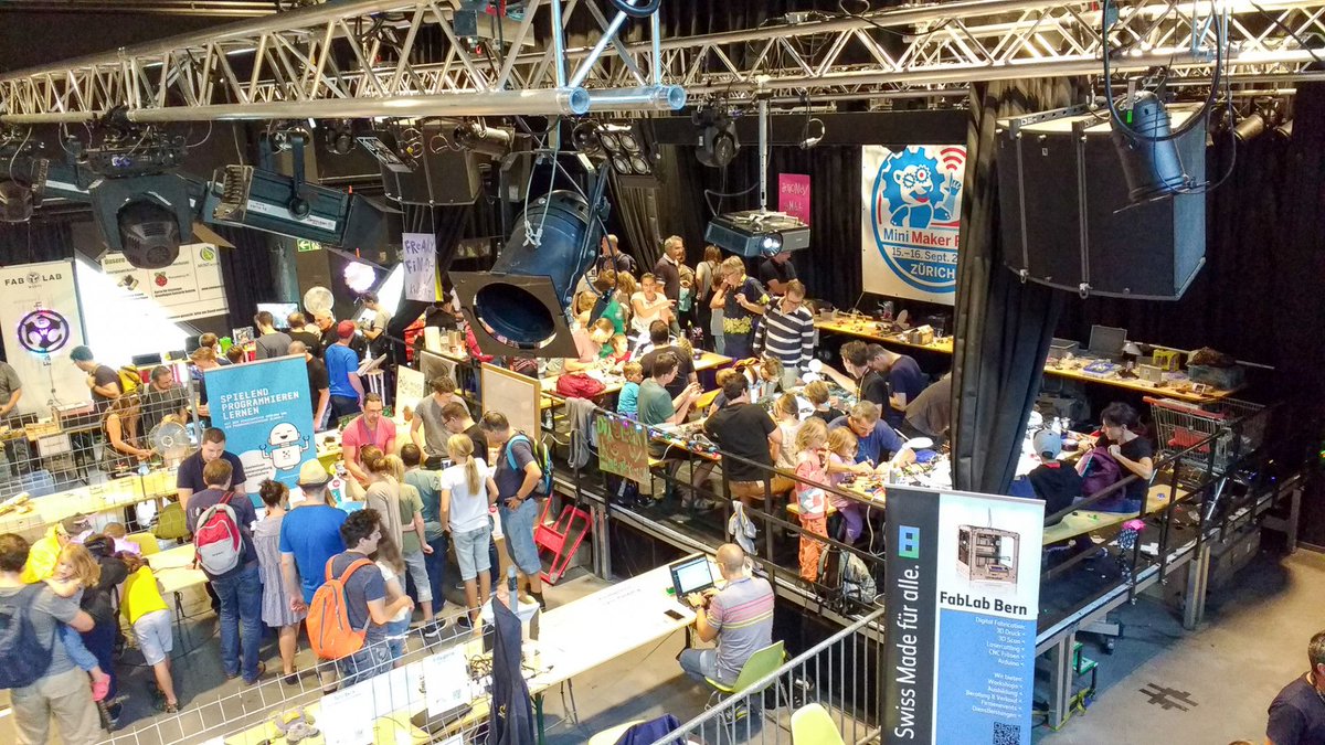 Zwischen Hebocon und Maker Education: die Mini Maker Faire Zürich 2018  #mfzh18 <a href="/MakerFaireZH/">Maker Faire Zürich</a> heise.de/make/meldung/Z…