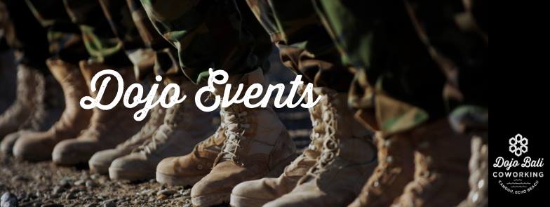 Tonight: As a former US Marine Corps Captain Michael looks at the world of entrepreneurship &amp; business a little different. Take the lessons he gained in the military and apply them to the growth and operation of your business.
Rsvp at: rsvp@dojobali.org. 
ow.ly/4JkA30lQmHM