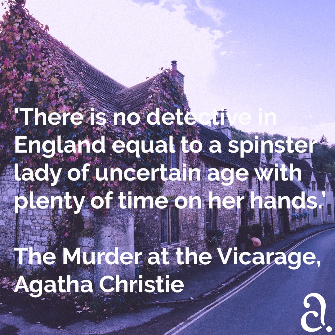 agathachristie's tweet image. Some Miss Marple marvellousness for you all 🕵️‍♀️ #ThursdayThoughts