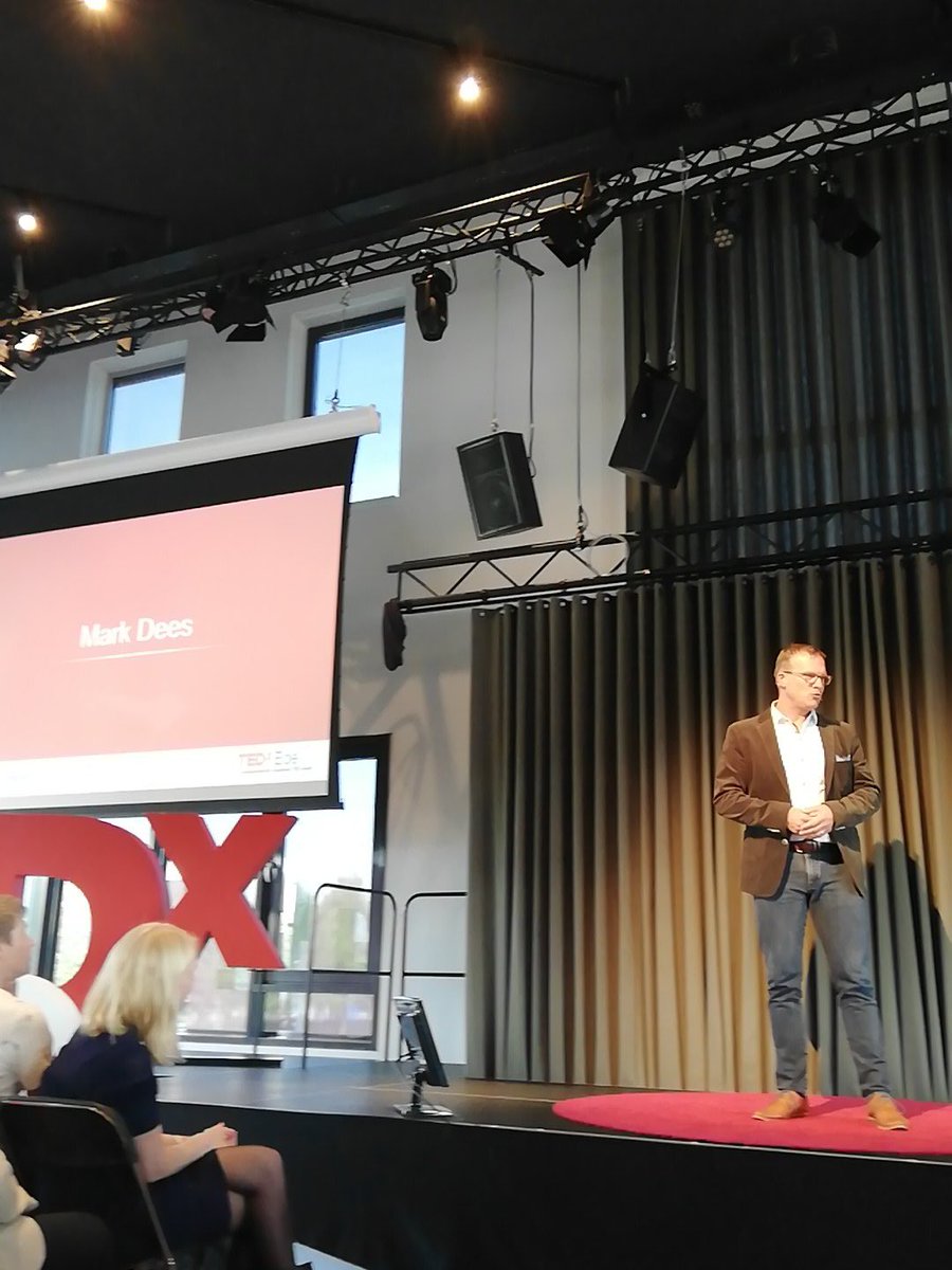 Opening van #TEDxEde door Marc Dees directeur Aeres #HereWeGo