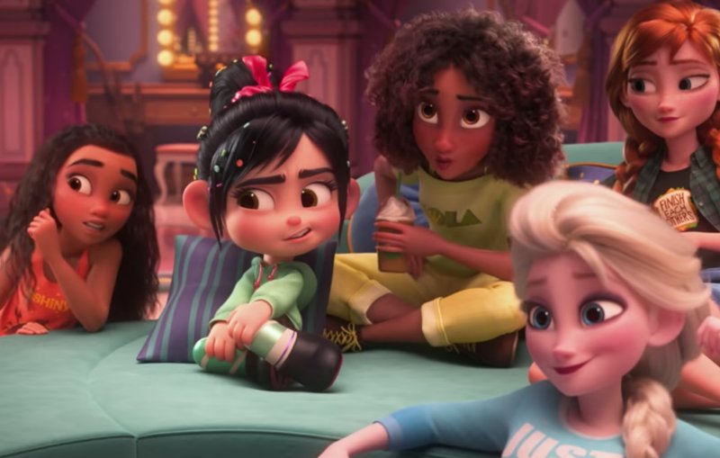 rashadrobinson's tweet photo. Big news. Because of COC members and convos with @DisneyAnimation, Princess Tiana has been restored to her original depiction. Now when Black girls watch #WreckItRalph2, they’ll see Tiana and other princess of color that actually looks like them on screen #BlackGirlMagic https://t.co/4ZPJm4aZyz