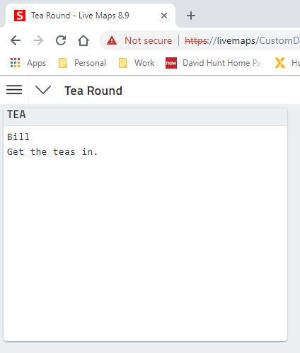 A very important use for the <a href="/Savision/">Martello ITOps Analytics</a> Live Maps Summary  Dashboard PowerShell widget.  A random team member generator for the next tea round.....