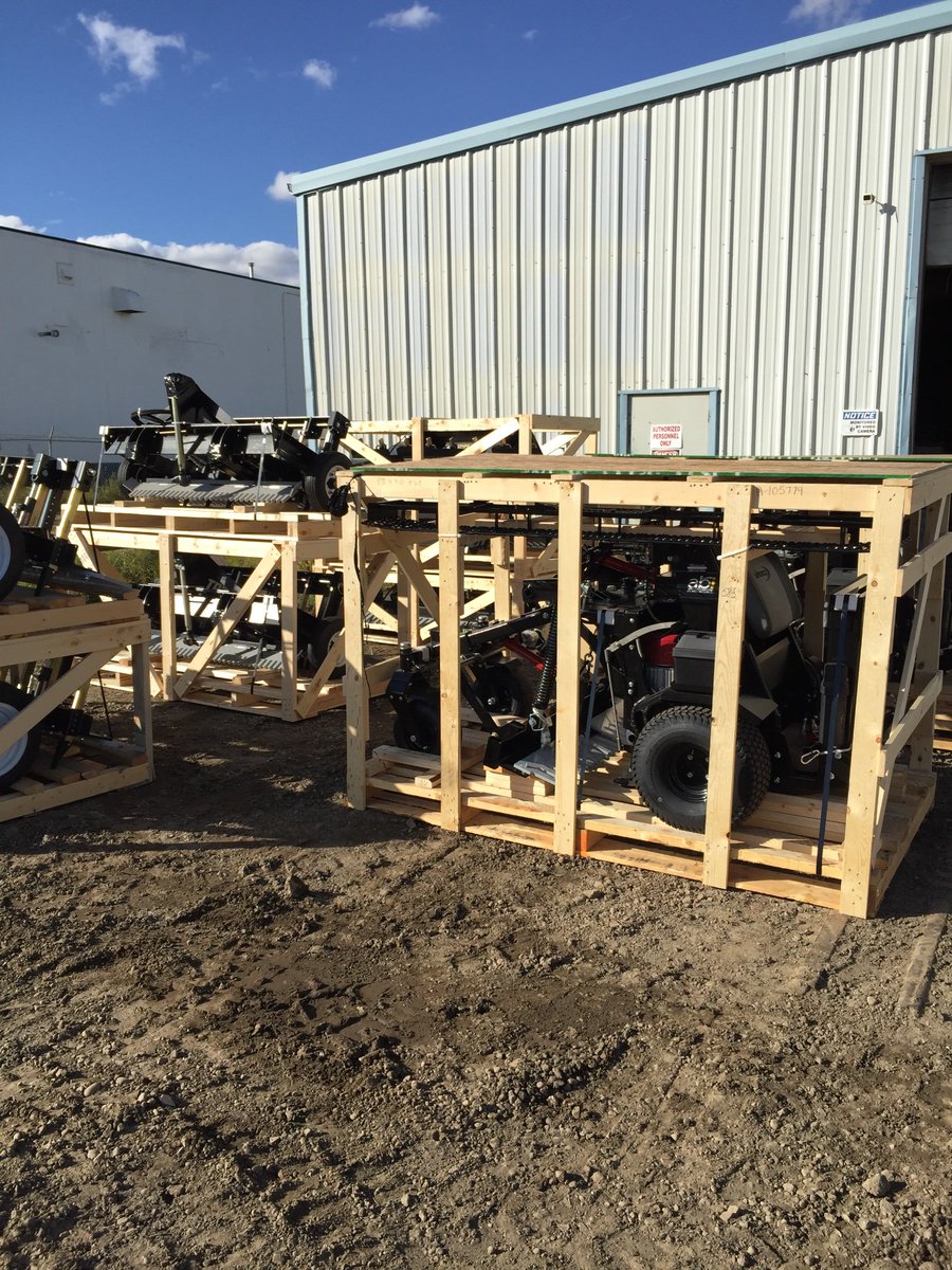 SalesEnviro's tweet photo. Finished unloading @ABIattachments delivery of SR3’s, TR3’s and Force’s at our dealership. Come get yours before they all sell out! #ABSR3 #ABIForce #abiattachments #ABITR3 https://t.co/QHqOGuqNnh