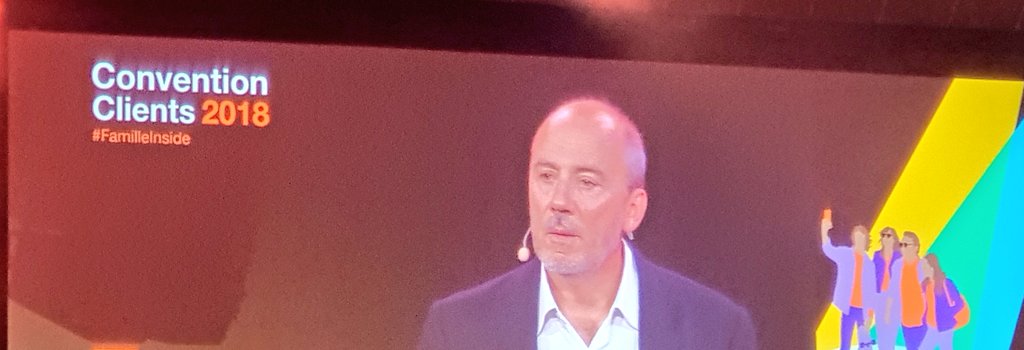 alcommault's tweet photo. @srichard clôture la #ConventionClient 2018 #Orange #familleinside dans une ambiance survoltée ! L'énergie collective au service de la performance et de la qualité @Orange_France ! 
@laurence_jdn @micheljumeau https://t.co/lHI44YNOxa
