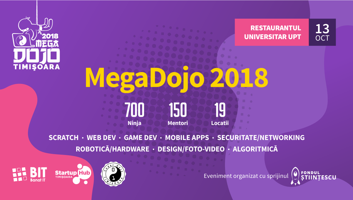 MegaDojo Timisoara 2018 tweet media