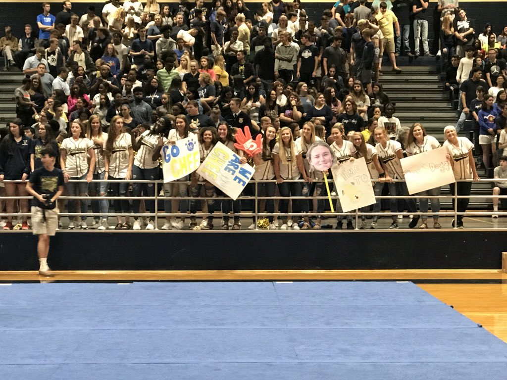 CheeFastpitch's tweet photo. The softball team got a great shout out today on Fox 5 Atlanta this morning at the pep rally!! https://t.co/k5taOJ0CNQ