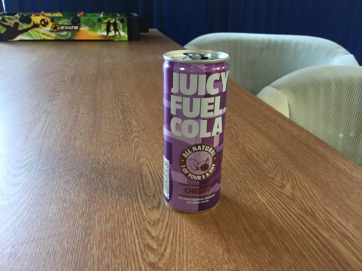 Had one of these from <a href="/JuiceShedCo/">Juicy Fuel Cola</a> (Poynton based) at @Space4Autism yesterday. Lovely stuff! #MaccHour