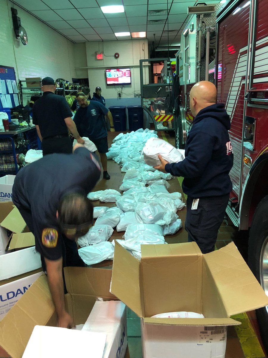 Breast #cancer shirts are in! #Local3666 members are sorting shirts and are ready for pick up at Fire Station 2. (535 N Market St.)